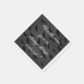 Trinken von Wein Halloween Napkin Serviette (Ecke)