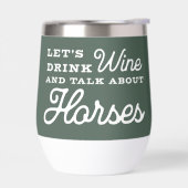 Trinken Wein Talk über Pferde Spaß Pferd Reiter (Links)