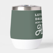 Trinken Wein Talk über Pferde Spaß Pferd Reiter (Vorderseite)