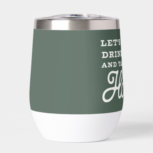 Trinken Wein Talk über Pferde Spaß Pferd Reiter (Vorderseite)