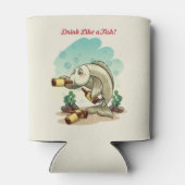 Trinken wie ein Fisch Dosenkühler (Rückseite)