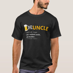 Trinken wie eine Onkel Definition betrunkener Bier T-Shirt