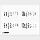 Trinken wie Zwerge rauchen wie Zauberer singen wie Rechteckiger Aufkleber (Blatt)