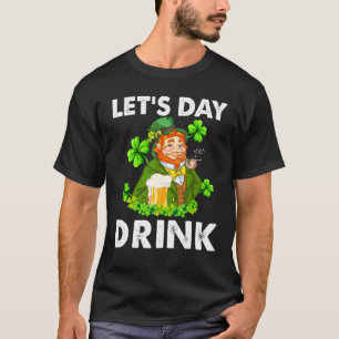 Trinken wir Bier Leprechaun Happy St Patrick's T-Shirt