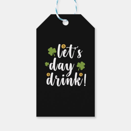 Trinken wir den St. Patrick's Day Geschenkanhänger (Vorderseite)