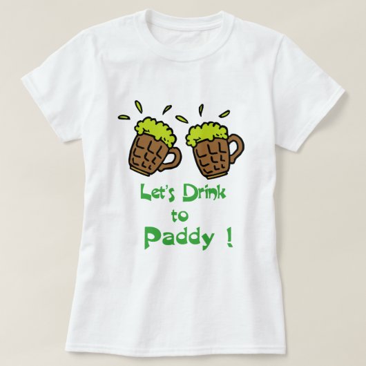 Trinken wir! T-Shirt (Design vorne)