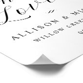 Trinken wir zu Liebe Script Empfang Abendessen Zei Poster (Ecke)