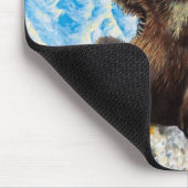 "Trinkend knospt" Mousepad (Ecke)