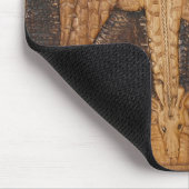 Trinkende afrikanische Giraffe Mousepad (Ecke)