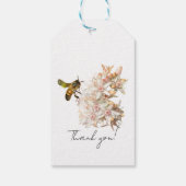 Trinkende Biene, Geschenkanhänger (Rückseite)