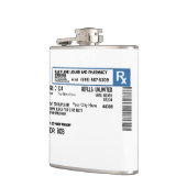 Trinkende Flasche Flachmann (Links)