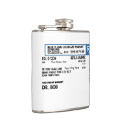 Trinkende Flasche Flachmann (Rechts)