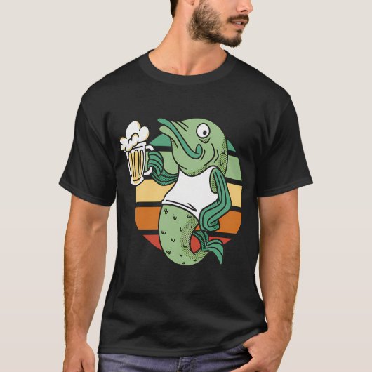 Trinkende Forellen T-Shirt (Vorderseite)