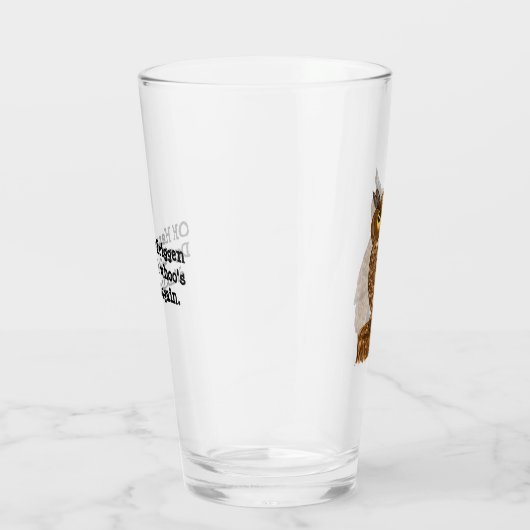 Trinkende Spaß Eulenglaswaren Glas (Rechts)