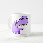 Trinkende Tassen und Schalen des lila glücklichen (Vorderseite Links)