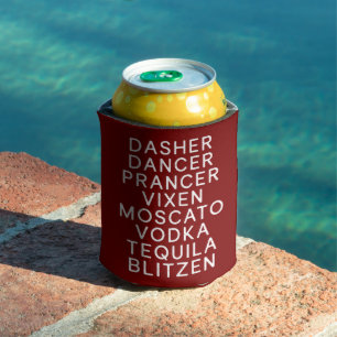 Trinkende Weihnachtsfeier Dasher Dancer  Dosenkühler