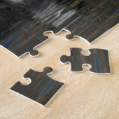Trinkender Grebe Puzzle (Seite)