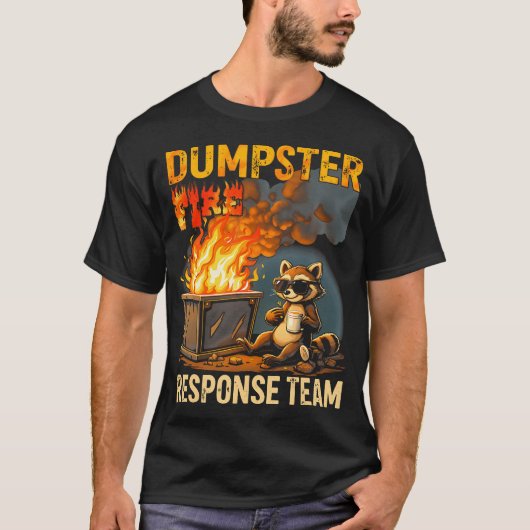 Trinkender Lagerfeuer T-Shirt (Vorderseite)