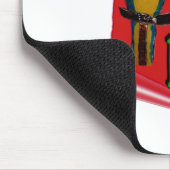 Trinkender Papagei Mousepad (Ecke)