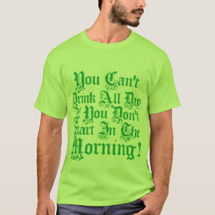 Trinkender Spaß irischer St. Patricks Tages T-Shirt