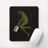 Trinkender Teufel ~ Mauspad (Mit Mouse)