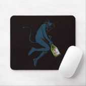 Trinkender Teufel ~ Mauspad (Mit Mouse)