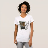 Trinkender Tiger T-Shirt (Vorne ganz)