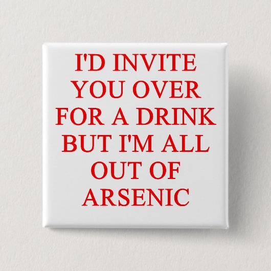 trinkender Witz Button (Vorderseite)