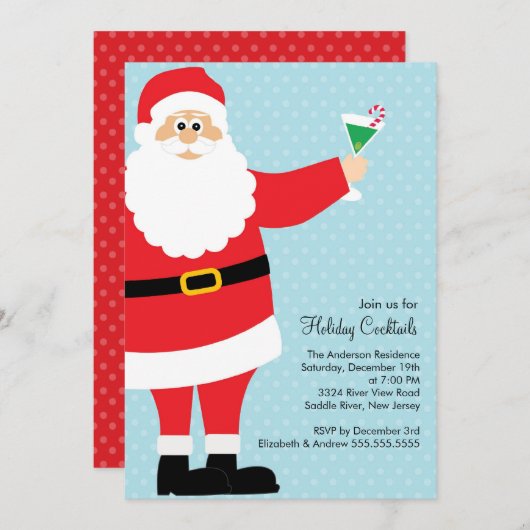 Trinkendes Einladung (Vorne/Hinten)