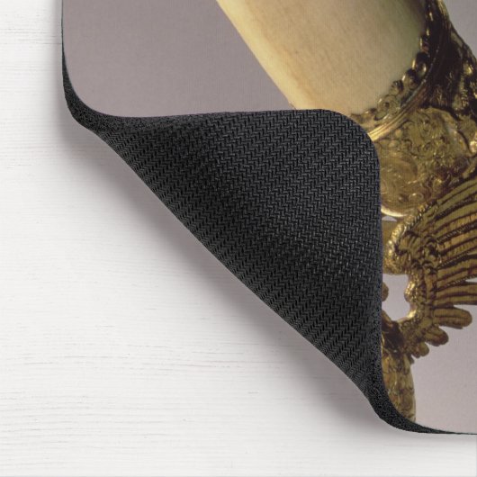 Trinkendes Horn des Elfenbeinstoßzahns mit Mousepad (Ecke)