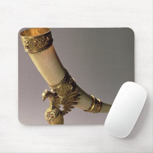 Trinkendes Horn des Elfenbeinstoßzahns mit Mousepad (Mit Mouse)