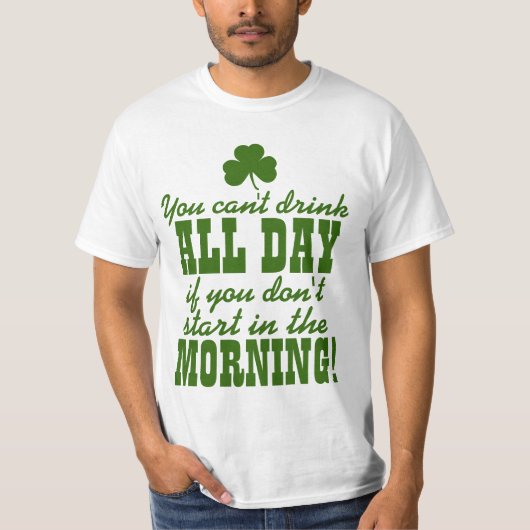 Trinkendes Party lustiger St. Pattys Tages T-Shirt (Vorderseite)