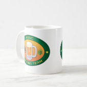 Trinkendes Team HVAC Kaffeetasse (Vorderseite Links)