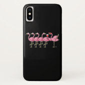 Trinkendes Weingeschenk des Flamingos Case-Mate iPhone Hülle (Rückseite)