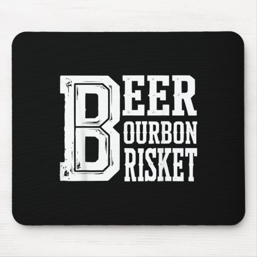 Trinker Bbq Liebhaber Grilling Barbecue Party 7 Mousepad (Vorne)