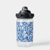 Trinkflasche aus klaren Materialien (Rückseite)