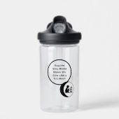 Trinkflasche für lesende Kinder (Vorne)