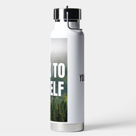 Trinkflasche im Motivationsmodus (Links)