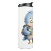 Trinkflasche Little Blue Birds Thermosbecher (Nach links gedreht)