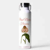 Trinkflasche mit einheimischen Blumen (Vorne)