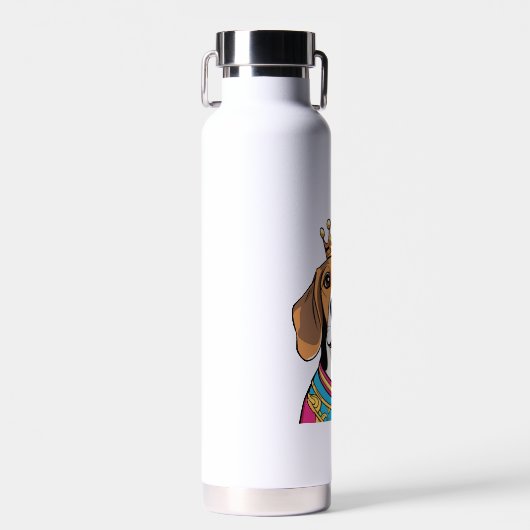 Trinkflasche mit hübschem Beagle-Design (Vorne)