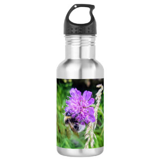 Trinkflasche mit Naturmotiv – Jede Blüte zählt