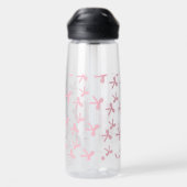 Trinkflasche mit rosa Schleife (Rückseite)