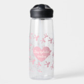Trinkflasche mit rosa Schleife (Vorne)