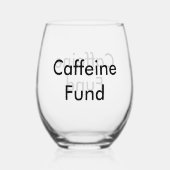 Trinkgeld-Kaffeebar für Kaffeehaus oder Café Weinglas Ohne Stiel (Vorderseite)