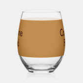Trinkgeld-Kaffeebar für Kaffeehaus oder Café Weinglas Ohne Stiel (Rechts)