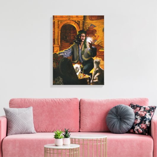 Trinkgeld Leinwanddruck (Insitu (Wohnzimmer))