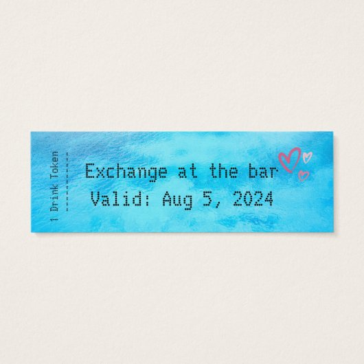 Trinkgeld - voll bearbeitbare Hochzeiten/Geburtsta (Rückseite)