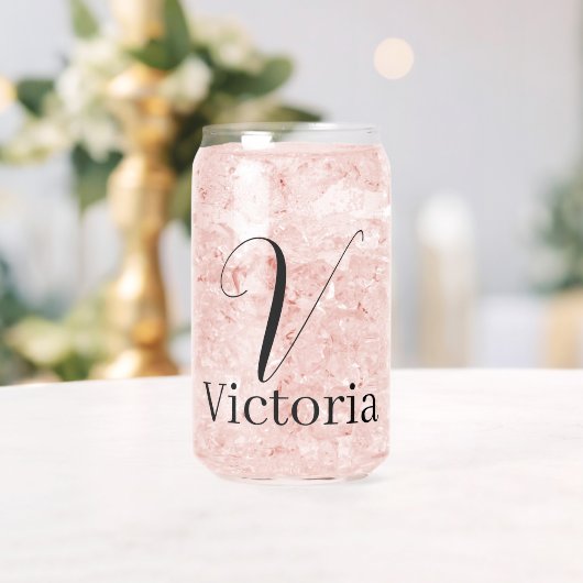 Trinkgeschirr-Set Buchstabe V Dosenglas (Insitu (Hochzeit))