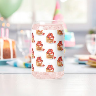 Trinkgeschirr-Set Frühstück-Pfannkuchen Dosenglas